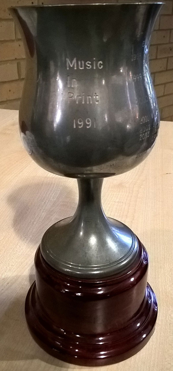 The Music in Print cup