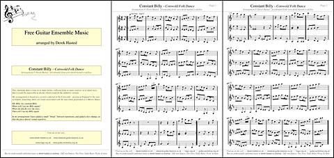 Free guitar ensemble music