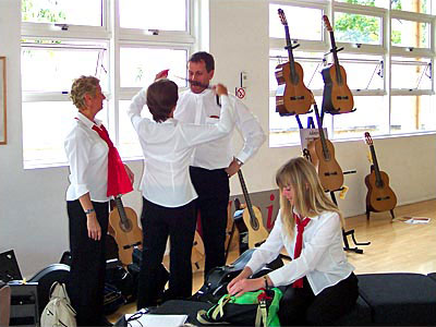 Our leader's magnificent waxed moustache