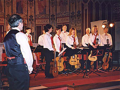 Hago's first concert is Cambridge Guitar Orchestra